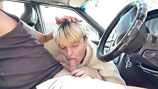 Cute twink gets fucked in the car Big Boobs Porn Video